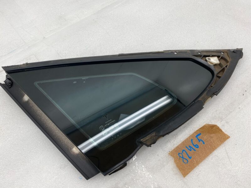 2012-2020 Tesla Model S MS Rear Driver Side Quarter Fixed Glass Left LH Assembly
