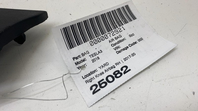 107782600D ⭕ 2017-2023 Tesla Model 3 Y Right Lower Knee Safety Airbag Module 1077826-00-D