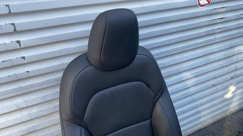 ⭕ 24-25 Tesla Model 3 Front Passenger Side 1st Row Seat Perforated Black Right