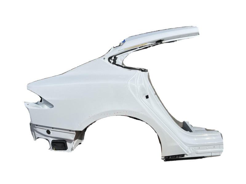 2012-2016 Tesla Model S Rear Quarter Panel Structural Cutout Right RH White PBCW