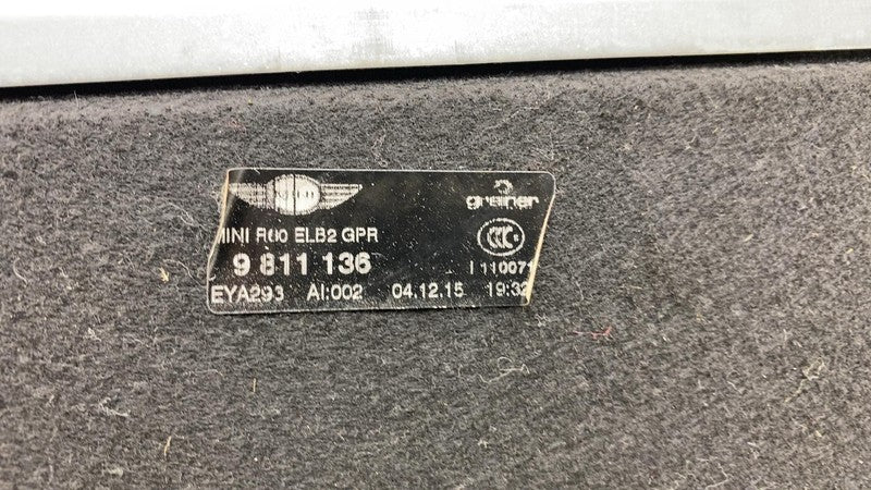 9 811136 ⭕ 2011-2016 Mini Cooper Countryman S Rear Trunk Floor Cargo Cover Panel 9811136