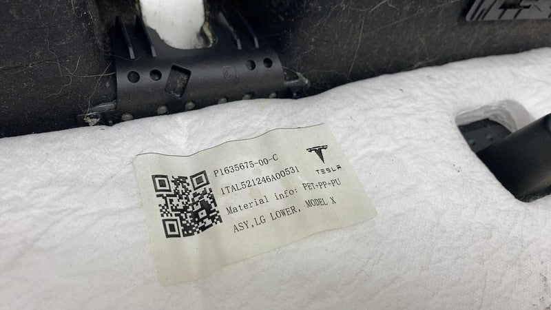 ⭕ 21-25 Tesla Model X MX Rear Lower Interior Liftgate Trim Assembly 16