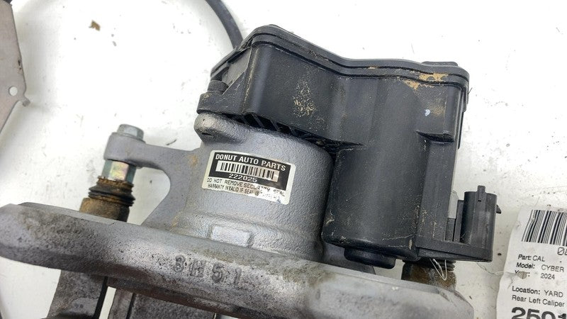 1250641-00-D ⭕ 24-25 Tesla Cybertruck Rear Left Mando Brake Caliper Silver OEM 1250641-00-D