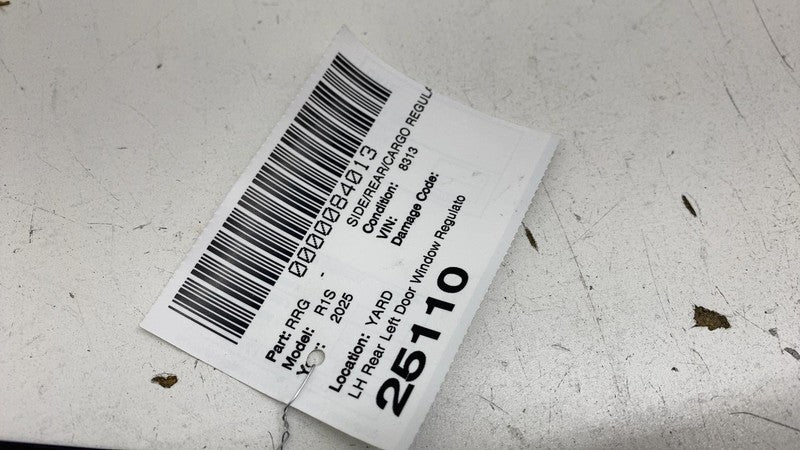 PT00009556-K ⭕ 2022-2025 Rivian R1S Rear Driver Side Window Regulator Motor Left PT00009556-K