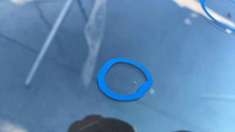1021634-00-A 2012-2015 Tesla Model S MS Front Windshield Heated Wiper Area (No Auto Pilot)