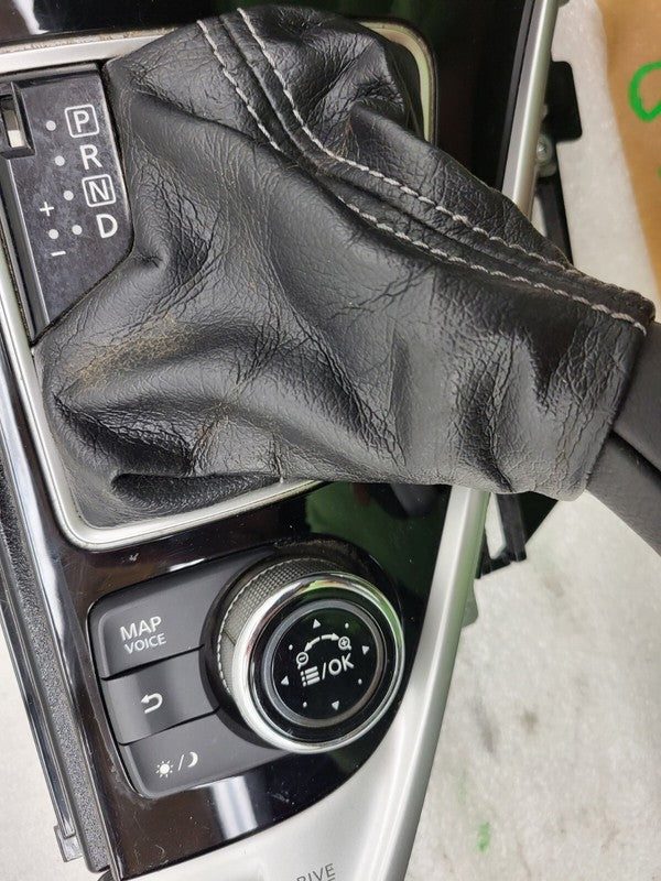 969414GF0A 14-20 Infiniti Q50 Front Center Console Gear Shifter Bezel w/ Swtiche 969414GF0A