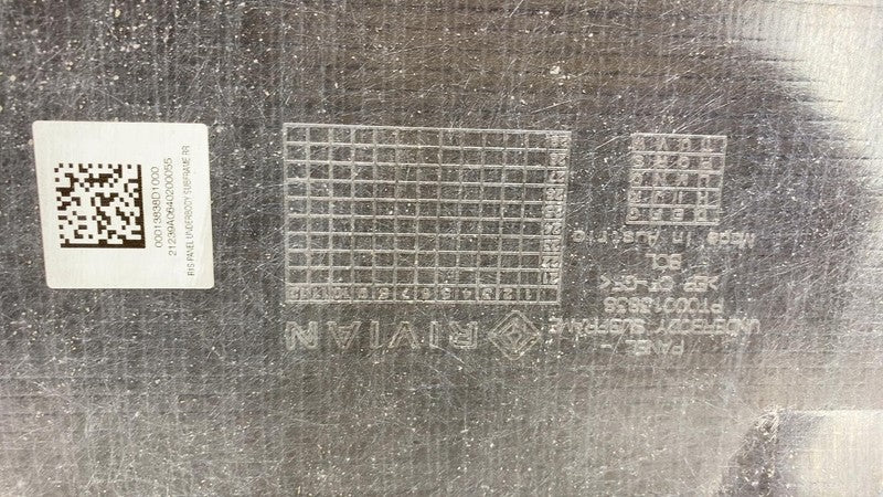 2022-2024 Rivian R1S Rear Underbody Subframe Panel Splash Shield Aero