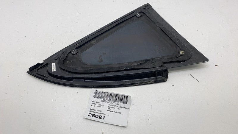 108070300H ⭕ 2017-2020 Tesla Model 3 Rear Left Quarter Fixed Window Glass LH 1080703-00-H