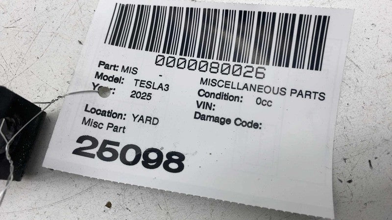 1857740N1C ⭕24-25 Tesla Model 3 Rear Driver Side 2nd Row Seat Belt Buckle Left 1857740-N1-C