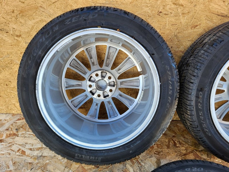 1027245 00 C ⭕ 2016-2020 Tesla Model X Wheel Rim 20x9.0 35MM (20x9.5 40MM) w/ Pirelli Tire x3