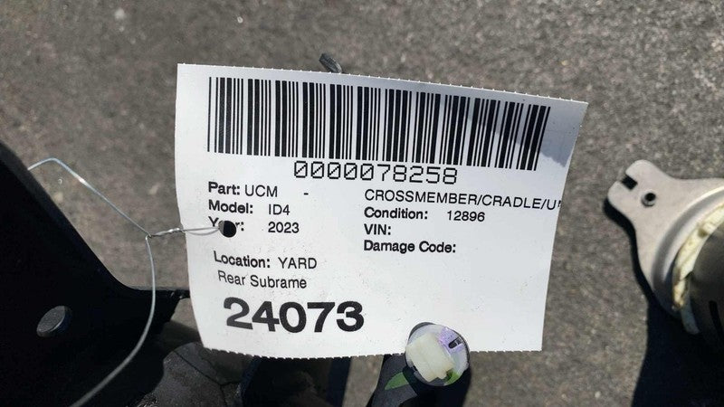 ⭕ 2021-2023 Volkswagen ID4 Rear Suspension Subframe Crossmember Cradle