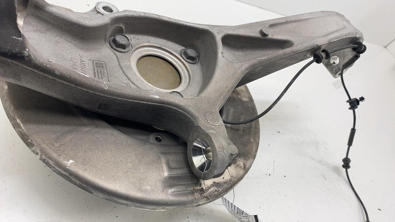 104412200E 17-23 Model 3 Front Left Spindle Knuckle w/ Wheel Hub & Shield RWD 1044311-00-E