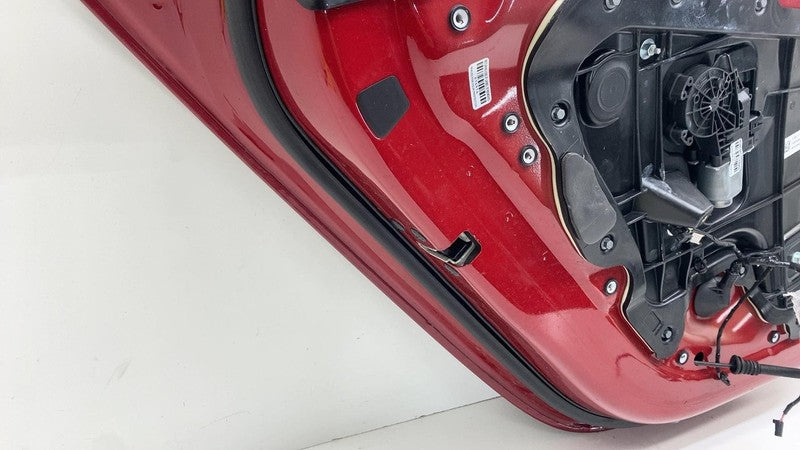 ⭕ 2017-2020 Tesla Model 3 M3 Rear Driver Side Door Shell Panel Left LH Red PPMR