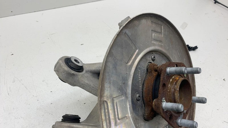 104441100F ⭕ 2017-2023 Tesla Model 3 Rear Left Spindle Knuckle w/ Hub & Shield 1044411-00-F