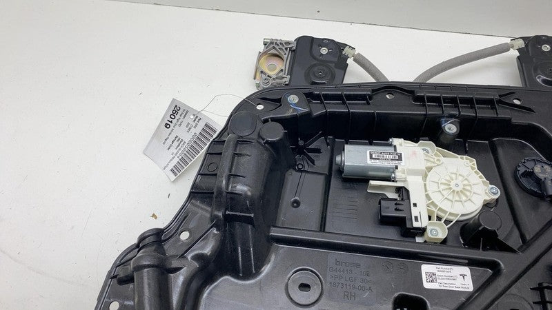 ⭕ 24-25 Tesla Cybertruck Rear Right Door Window Regulator w/ Motor 180