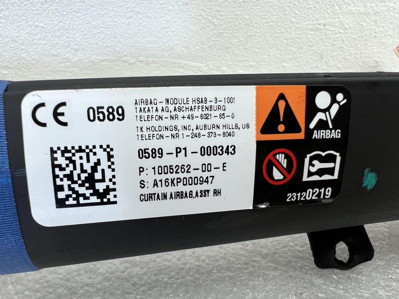 ⭕2016-2020 Tesla Model S Passenger Side Curtain Airbag Module Right 10