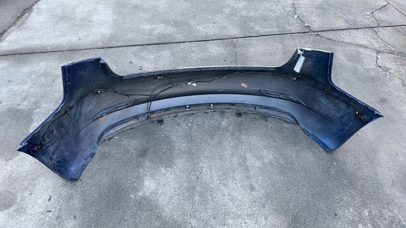 2017-2022 Tesla Model 3 M3 Rear Bumper Fascia Cover w/ Sensor Holes Blue - PPSB
