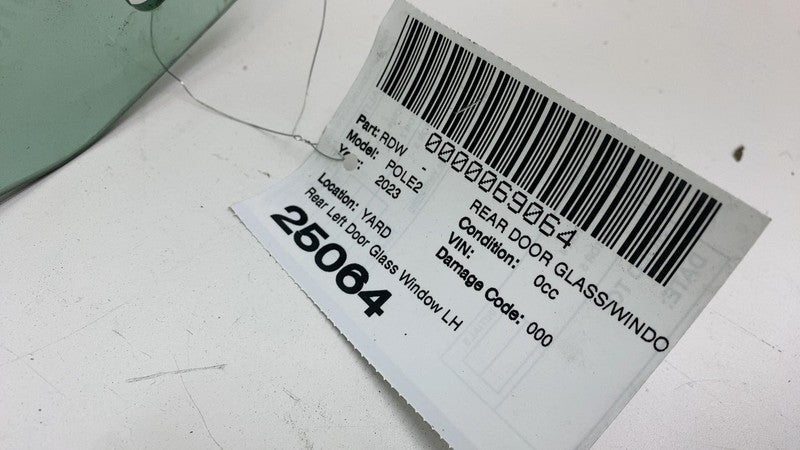 ⭕ 2021 2022 2023 Polestar 2 Rear Driver Side Door Window Glass Left 43