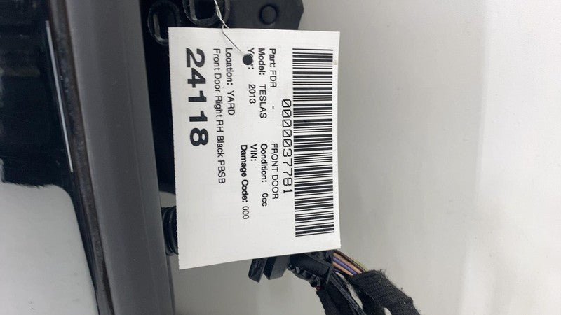 ⭕ 2012-2015 Tesla Model S Front Passenger Door Panel Shell Right RH Bl