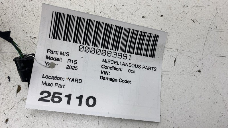 PT00489277C ⭕ 2025 Rivian R1S Frunk Storage Compartment Wire Wiring Harness OEM PT00489277-C