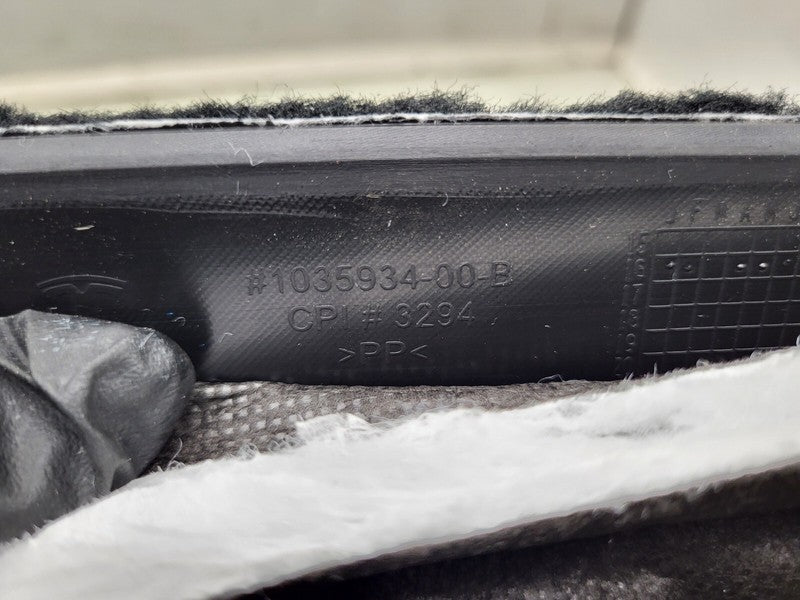 103593400B ⭕ 16-20 Model X Front Left Center Console Side Carpet Closeout Trim 1035934-00-B