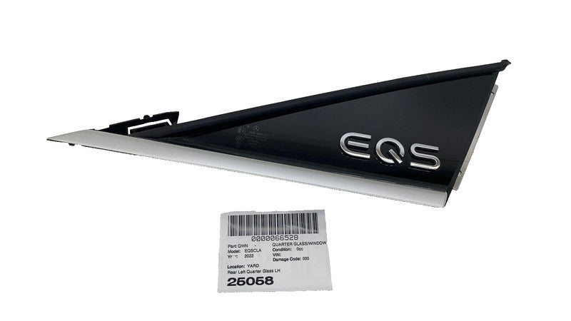 A2976702300 ⭕22-25 EQS 450+ V297 Front Left Exterior A-Pillar Quarter Glass Trim A2976702300