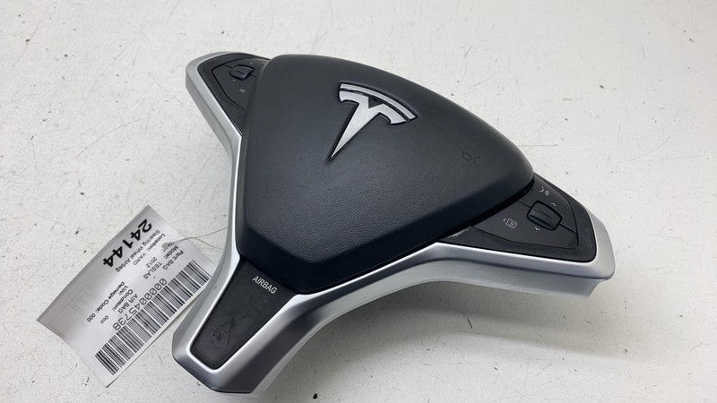 101426501B 2012-2015 Tesla Model S Steering Wheel Airbag Module w/ Retainer Plate Bracket