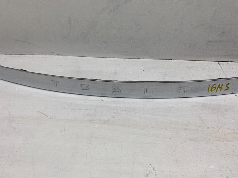 1008856-00-C ⭕ 12-15 Model S Rear Liftgate Trim Mold Trunk Chrome Molding Strip 1008856-00-C