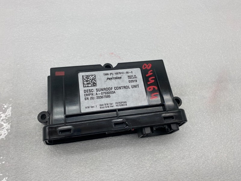 100751200C ⭕ 12-20 Model S MS Sunroof Controller Moon Roof Control Module Unit 1007512-00-C