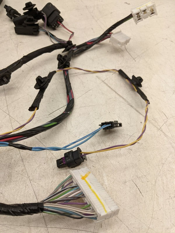 ⭕ 16-20 Tesla Model X Front Driver Side Door Wiring Harness Left LH 10