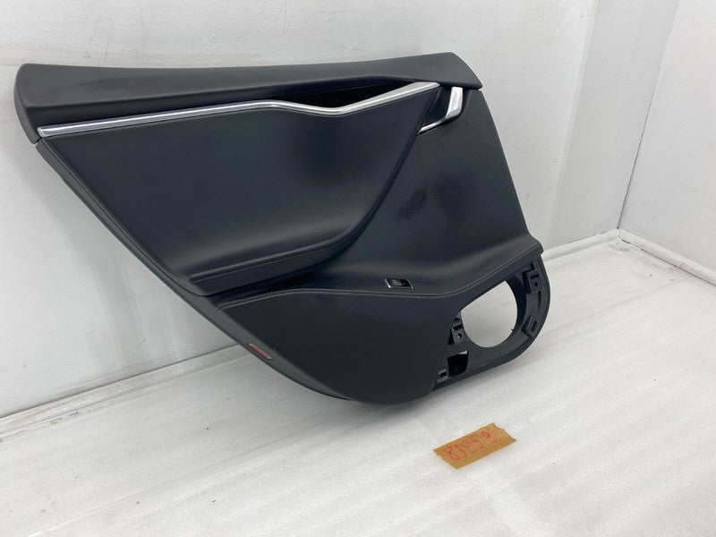 100813300D ⭕ 2012-2020 Tesla Model S Rear Left Interior Door Panel Trim Card Cover 6007492