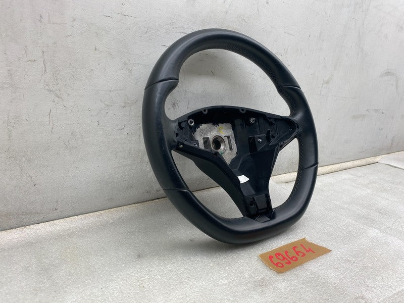 1036774-00-C ⭕ 2012-2015 Tesla Model S Performance Steering Wheel Black Leather 1028970-00-A