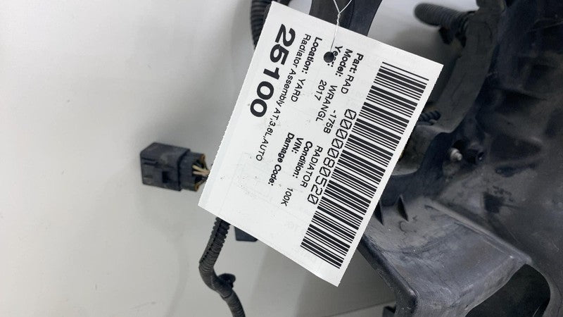 68143886AA ⭕ 11-18 Jeep Wrangler Engine Cooling Radiator + Core Support Assembly 3.6L Auto