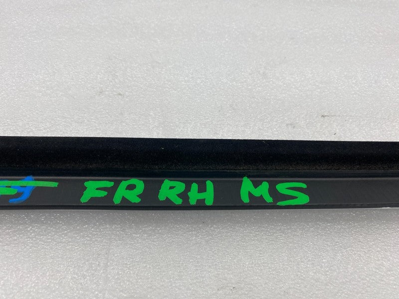 ⭕ 12-20 Tesla Model S Front Passenger Side Door Window Outer Belt Molding Right