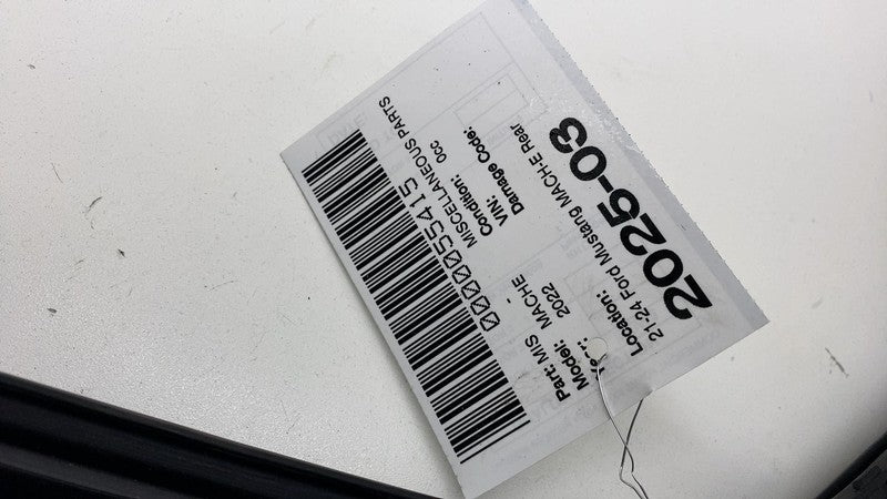 2021-2024 Ford Mustang Mach-E Rear Left Exterior B-Pillar Door Applique Molding