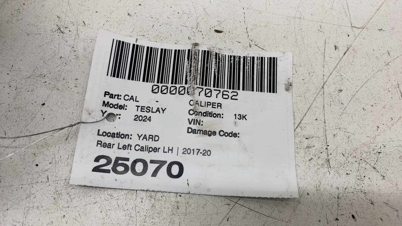 ⭕ 2020-2024 Tesla Model Y Rear Left Caliper w/ Brake Line Hose BASE 10