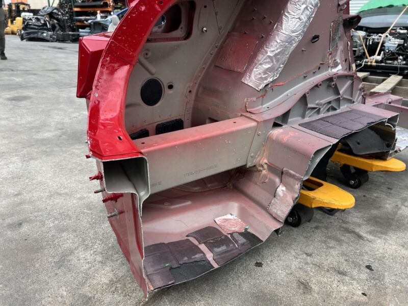2016-2020 Tesla Model S Rear Driver Side Quarter Panel Structural Cutout Left LH