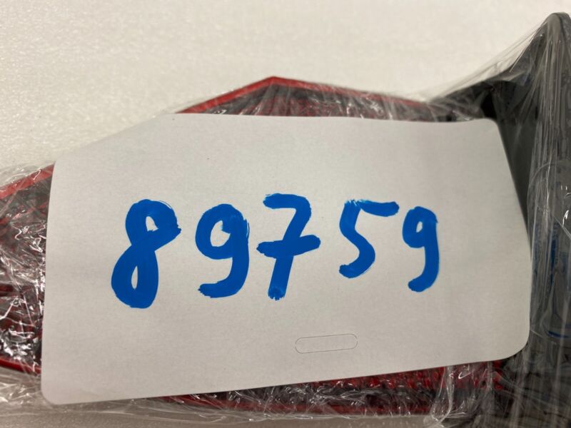 ⭕2012-2015 Tesla Model S Rear Driver Side Tail Light Charge Port Cover Reflector