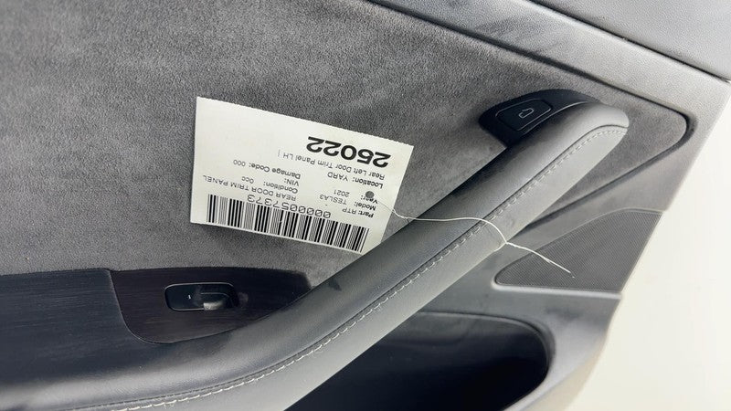 1514770-23-B ⭕ 21-23 Model 3 Rear Driver Side Interior Door Panel Trim Card Left 1514770-23-B