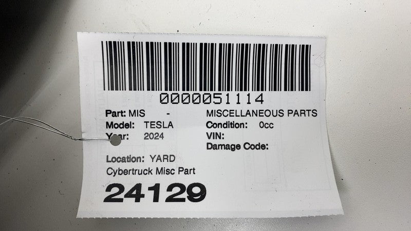 187785799D 2024-2025 Tesla Cybertruck Front Driver Side Foam Trim Panel Carpet Cover Left