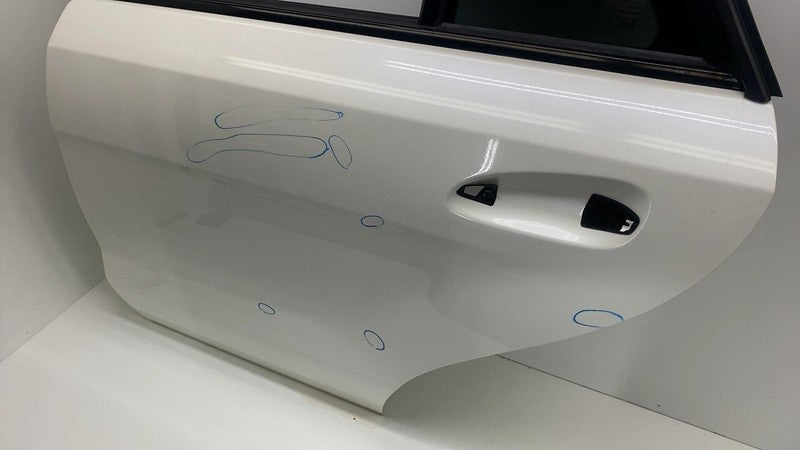 16-19 Mercedes-Benz GLE350 Rear Left Door Shell Panel w/ QTR Glass White - 799