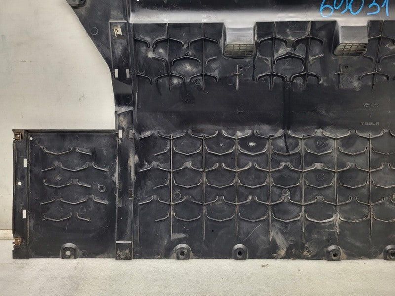 600819100C ⭕ 2012-2015 Tesla Model S Rear Under Tray Splash Aero Shield Cover 6008191-00-C