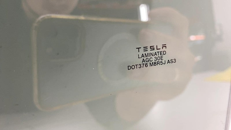 2024 2025 Tesla Cybertruck Rear Driver Side Door Window Glass Left OEM Assembly