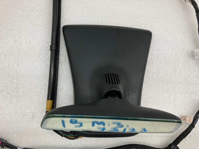 ⭕ 2017-2022 Tesla Model 3 M3 Front Interior View Mirror & Triple Camera w/ Cover