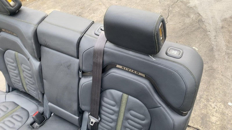 2022 2023 2024 Rivian R1S Rear Left and Right 2nd Row Leather Seat Assembly