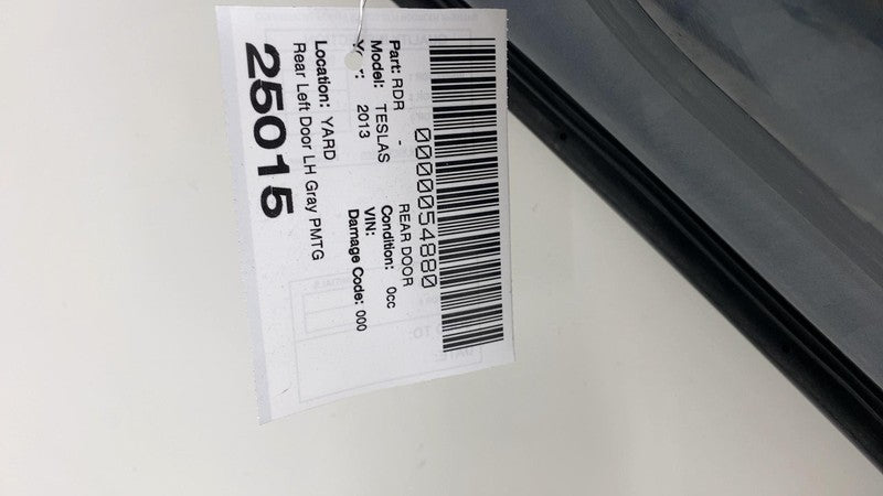 2012-2015 Tesla Model S MS Rear Driver Side Door Shell Panel Left LH G