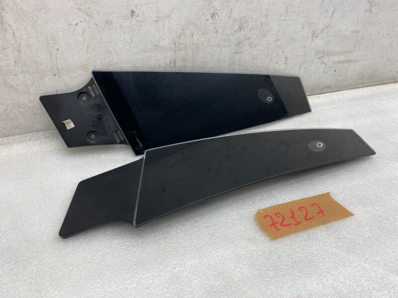 108389900C 2016-2020 Tesla Model S MS PAIR Left & Right B-Pillar Glass Applique with Camera