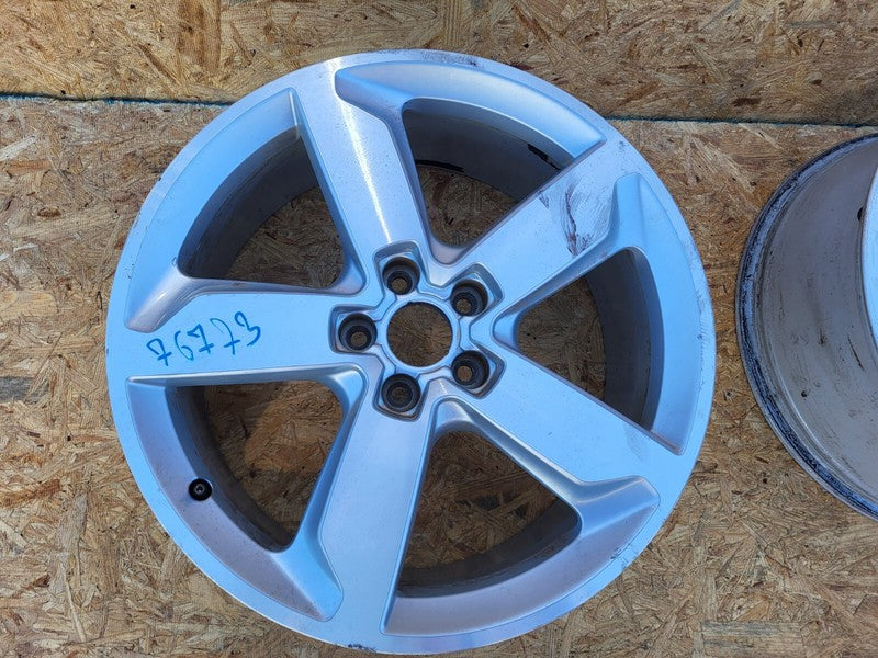 8R0601025J ⭕2009-2017 Audi Q5 SET of 2 Wheel Rim 19" inch 8Jx19 5 Spoke Assembly 8R0601025J