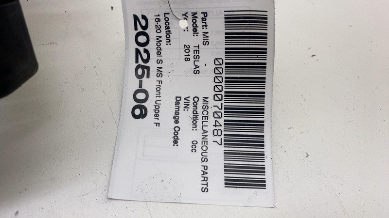 ⭕ 16-20 Model S MS Front Upper Fascia Grille Bumper Air Intake Duct 10