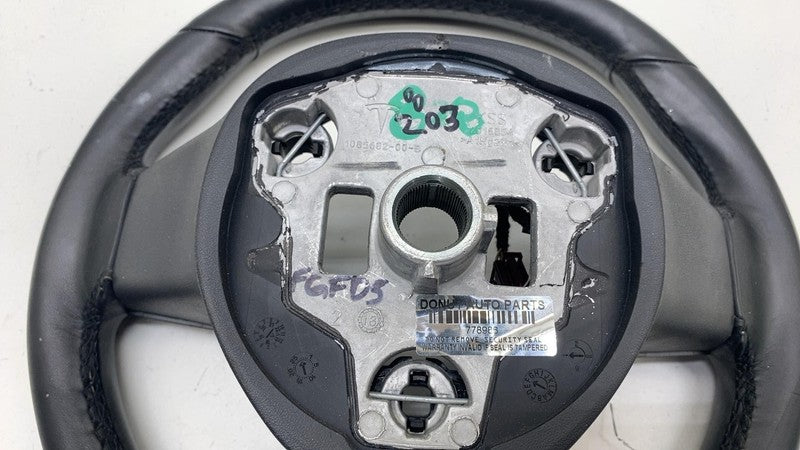 ⭕ 2017-2020 Tesla Model 3 M3 Steering Wheel Leather Black Assembly 110